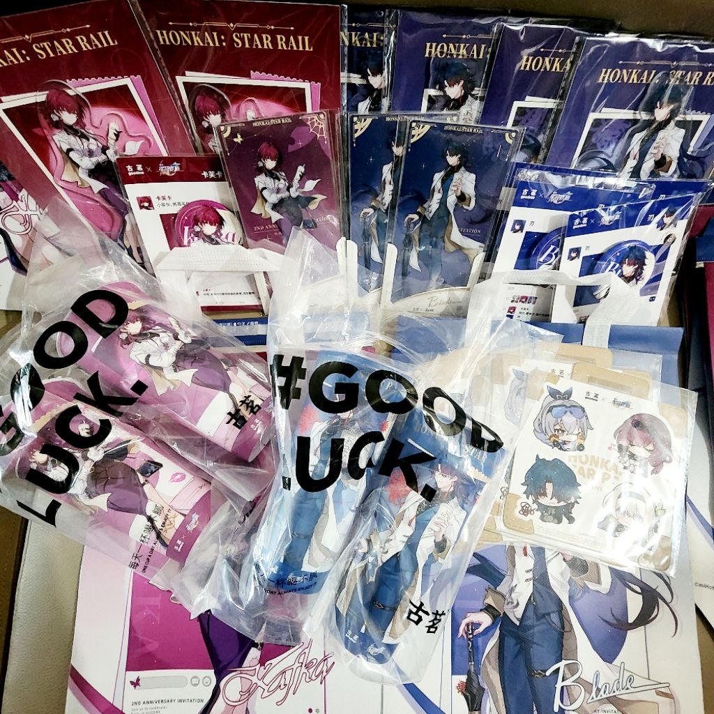 READY Original Merch Mihoyo Good Me Collab Event Honkai Star Rail HSR X Goodme Kafka Blade Standee N