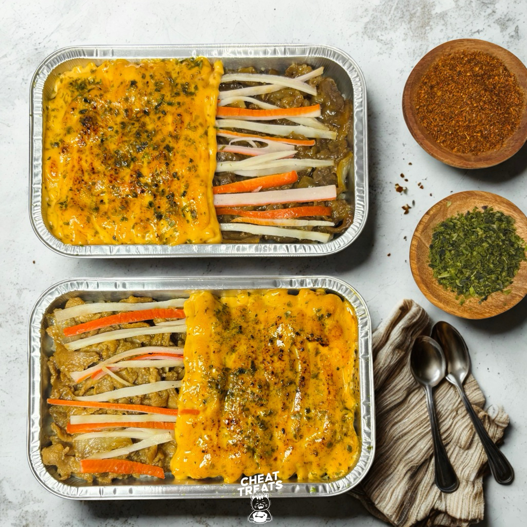 

Chicken Kani Mentai Rice