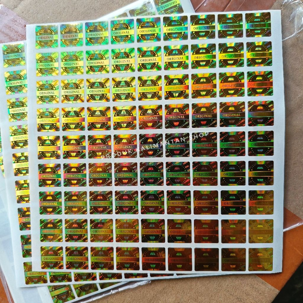 

Stiker Hologram ORIGINAL Persegi Kotak 1,6 cm