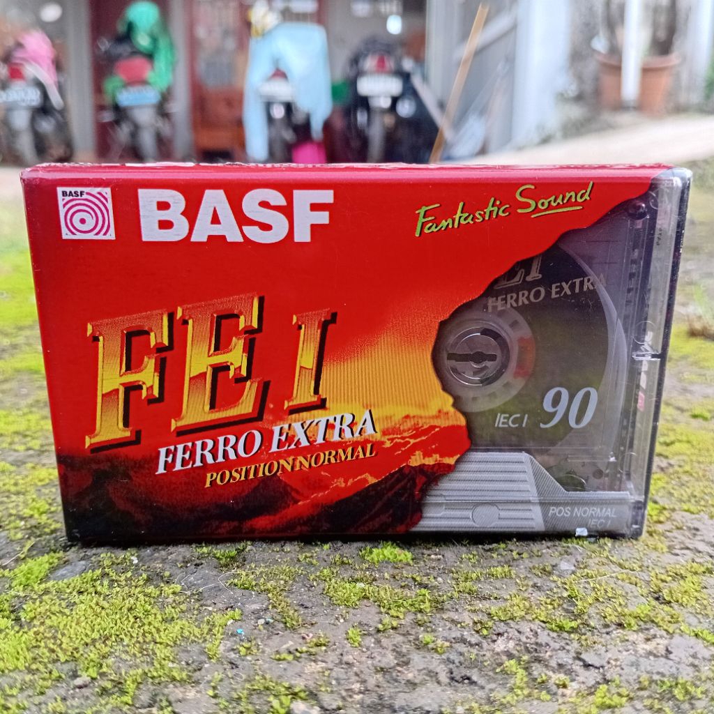 Kaset Kosong BASF FE I Ferro Extra 90 Type I Normal Position (1995) Blank Cassette Tape Sealed Nos