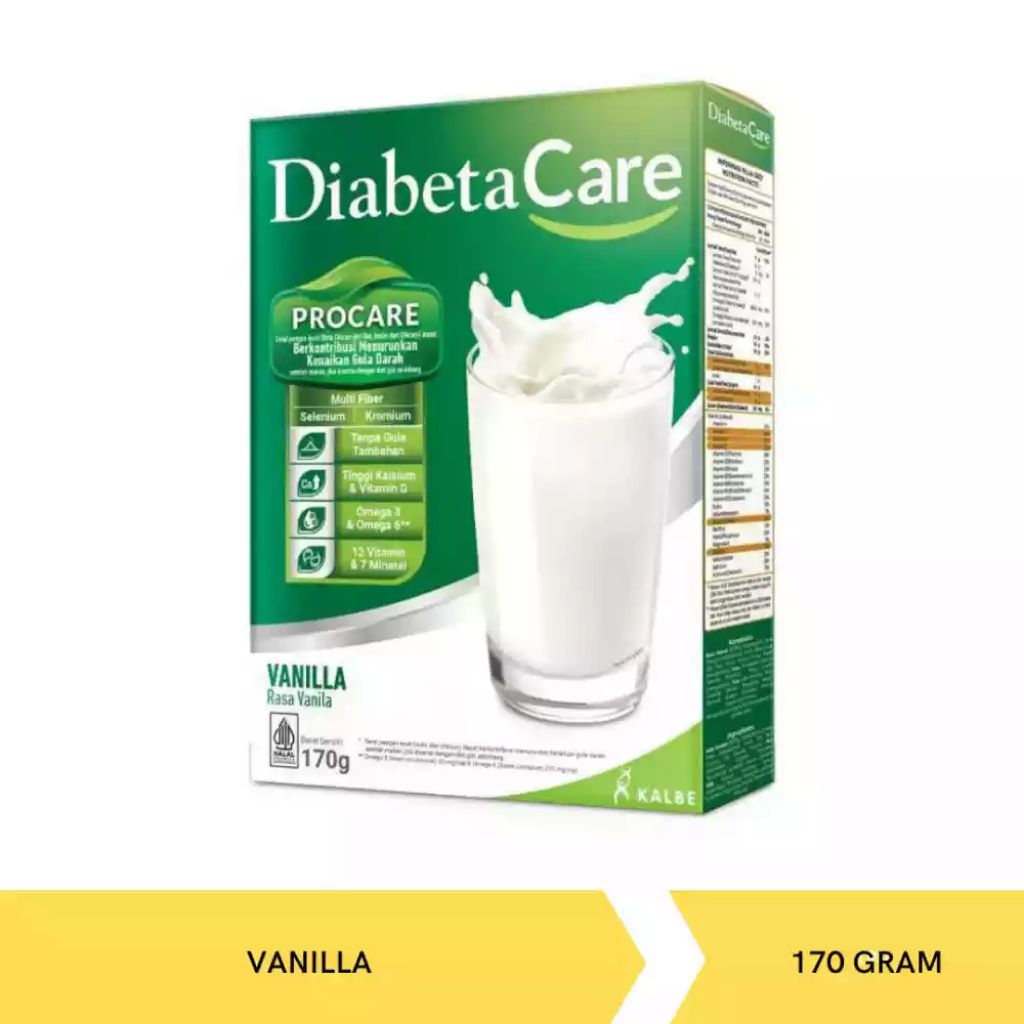 

Diabetacare Susu Bubuk Diabetes Rasa Vanila 170 g