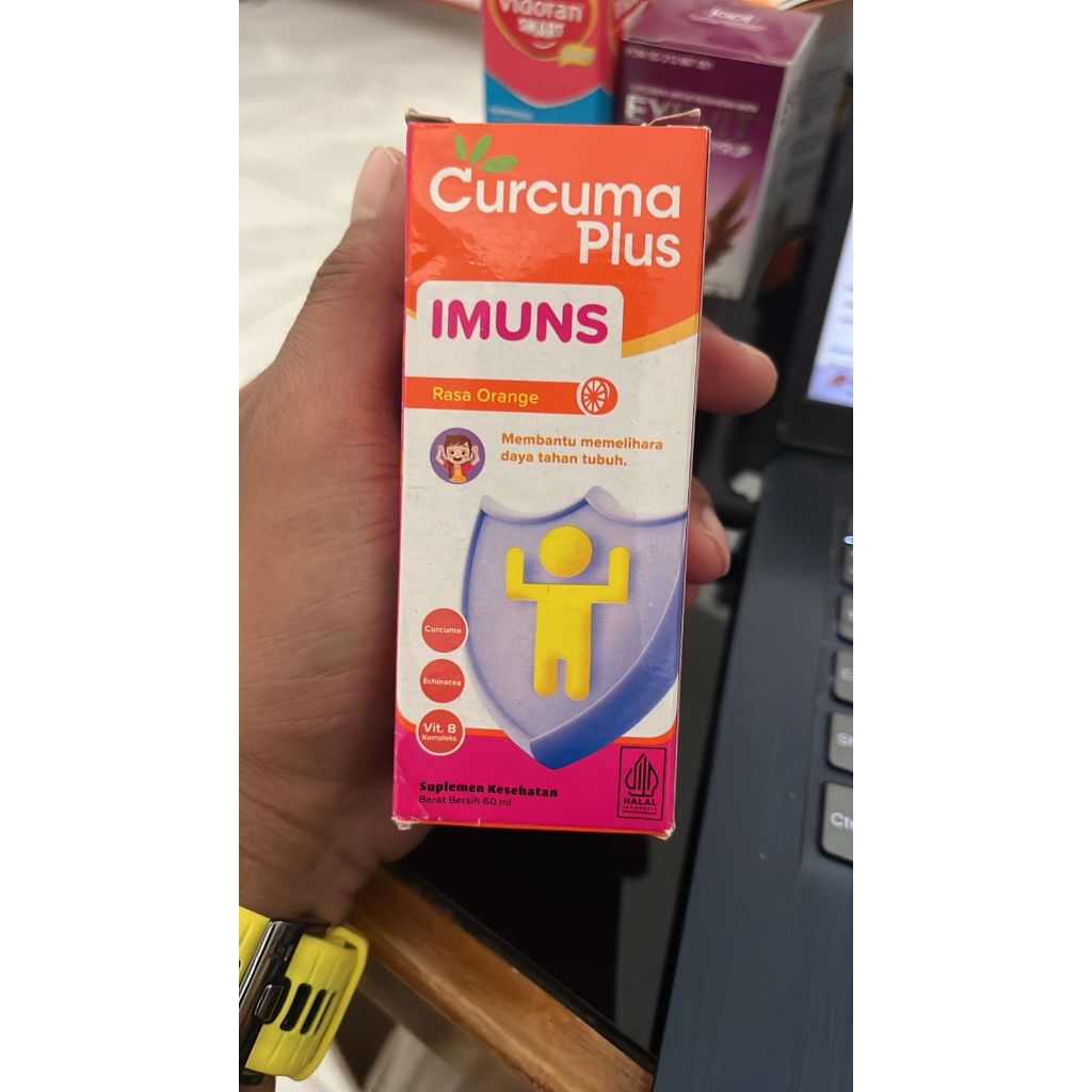 CURCUMA PLUS IMUNS SIRUP 60ML / VITAMIN ANAK / SUPLEMEN ANAK