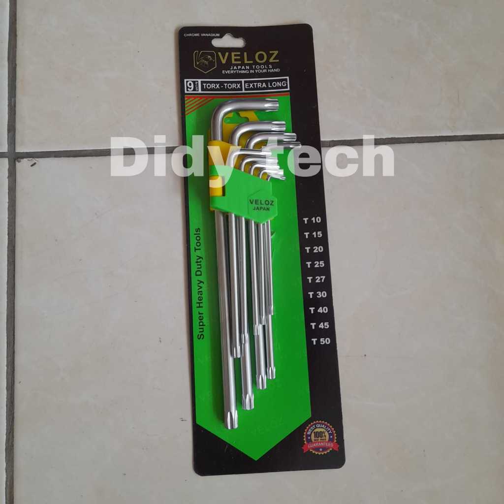 KUNCI L SET BINTANG VELOZ 9PSC