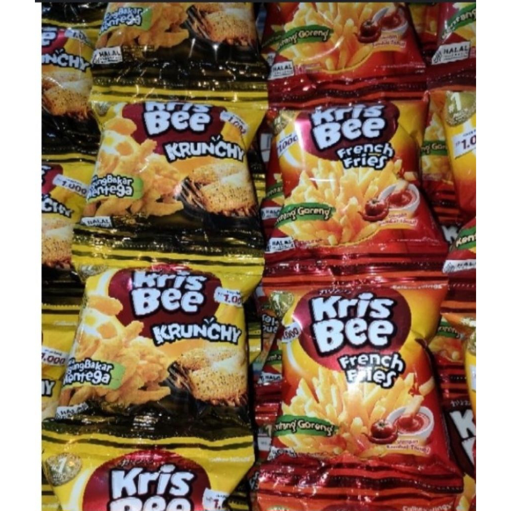 

Kris Bee French Fries Kentang Goreng / jagung bakar mentega 9gr Renceng Snack Cemilan Anak Murah/Krisbee French Fries Renceng lsi 10 / Kris BeeRenceng/SNACK FRENCH FRIES KRISBEE / 1 RENCENG ISI10 PCS