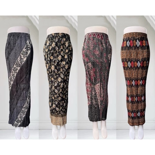 rok plisket / rok plisket batik / bawahan kebaya / rok bawahan kebaya / plisket batik / rok batik