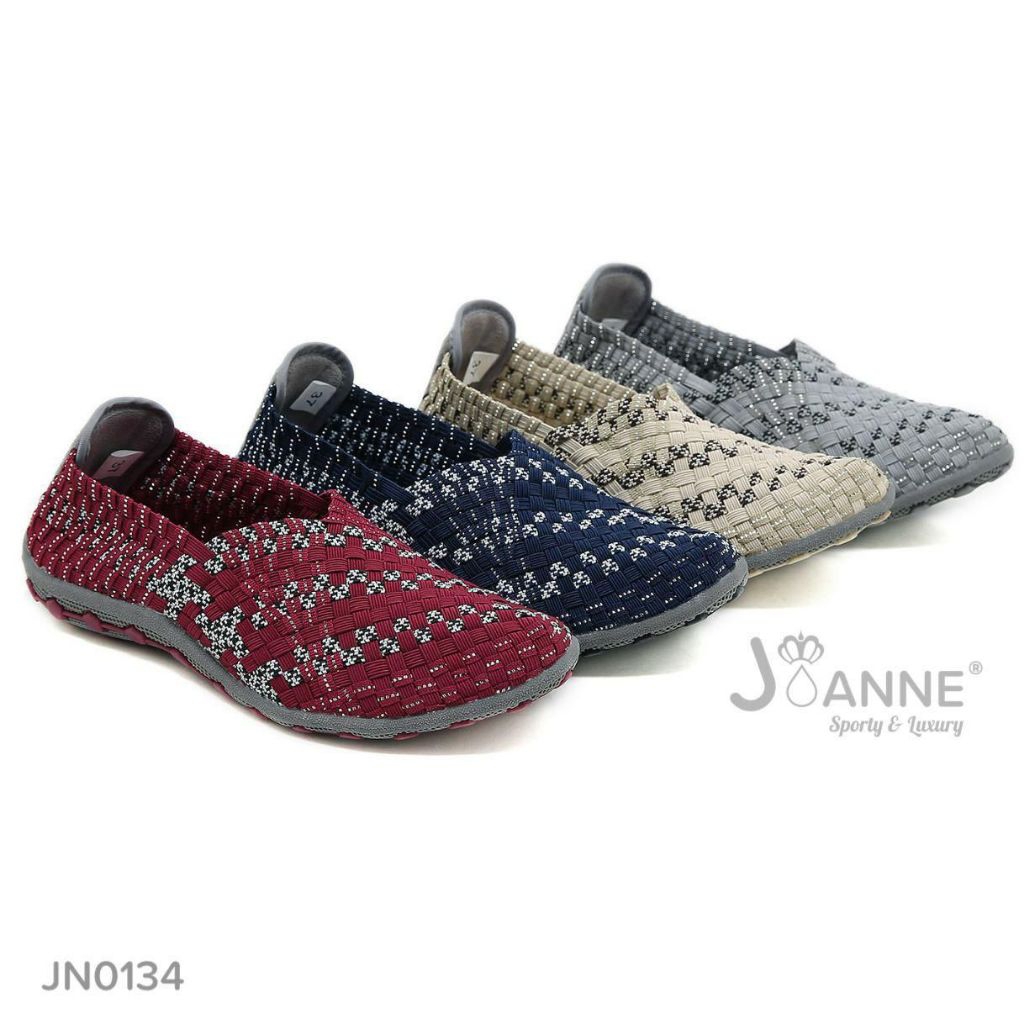 Sepatu wanita Rajut Knit Flats Shoes JOANNE JN0134