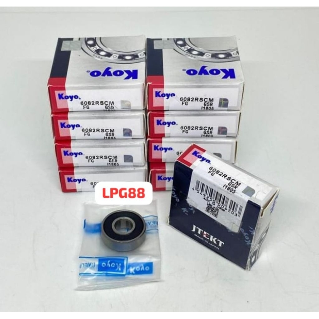 BEARING 608 2RS KOYO TUTUP KARET 6082RS