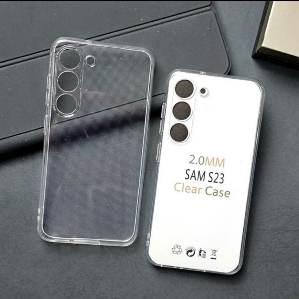 CASE HD SOFTCASE BENING CLEAR TRANSPARAN COMPATIBLE FOR SAMSUNG S23 S24fe s24 s24 plus s24 ultra s23