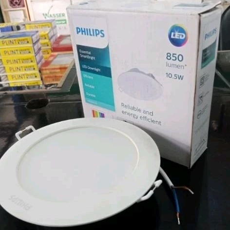 Down Light LED Philips 10,5w Warm white/kuning Lampu downlight LED