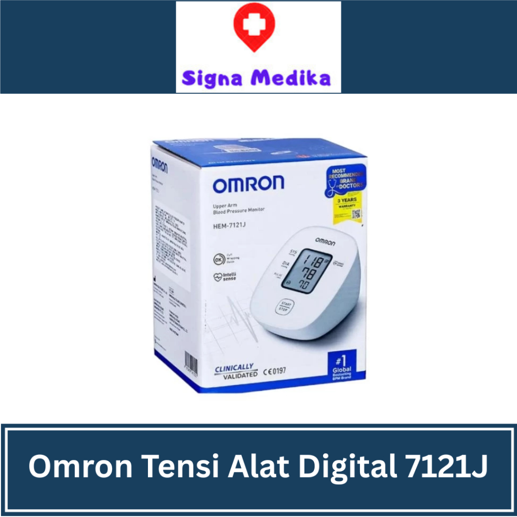 Alat Tensi Digital Omron HEM - 7121 J - Pengukur Tekanan Darah Tinggi