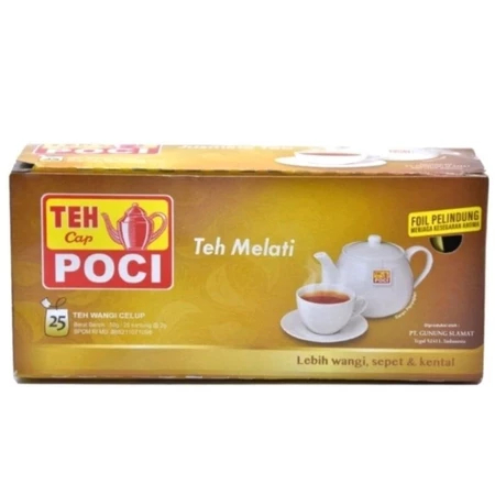 

Teh MELATI Celup Cap POCI Isi 25 Jasmine Tea