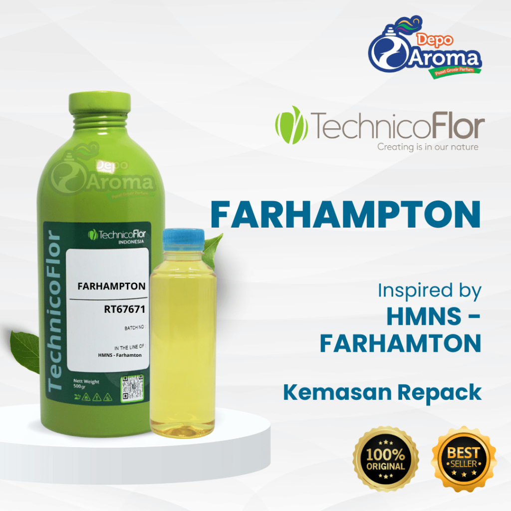 PARFUM BIBIT MURNI - FARHAMPTON - REPACKING 100ML - TECHNICOFLOR