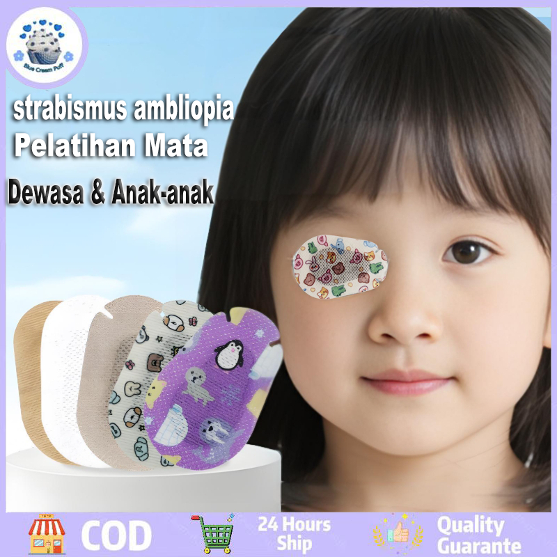20pcs Lazy Eyes Patch Penutup Mata Malas Anak Opticlude Orthoptic Eye Patch Terapi Mata Anak