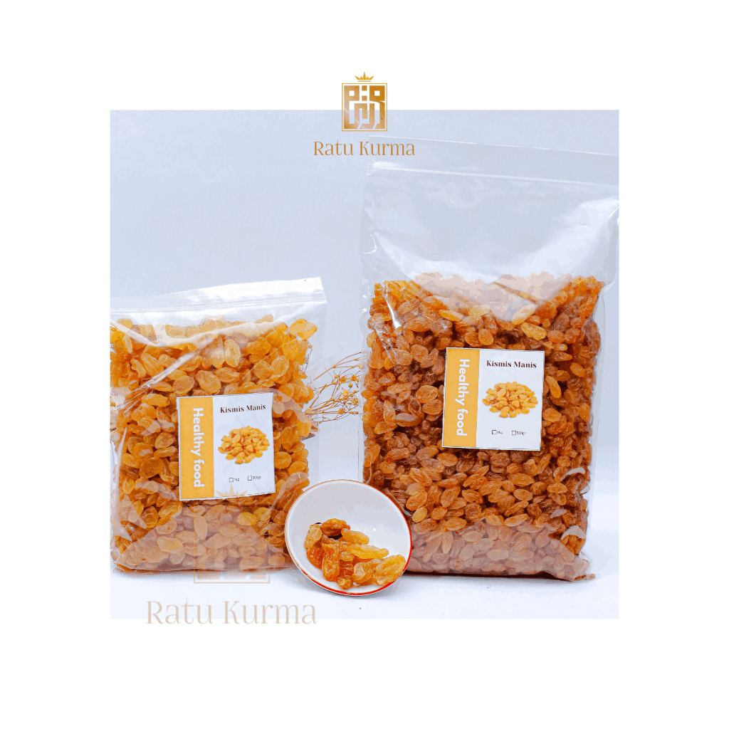 

Kismis Anggur Manis organik | Sweet Raisin oleh oleh umroh
