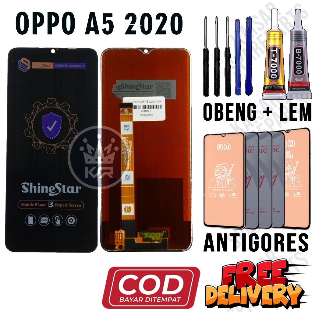 Lcd OPPO A5 2020 SHINESTAR Original OEM Quality Lcd Touchscreen Fullset