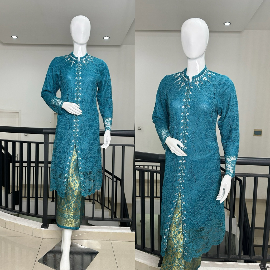Vanriz Kebaya-Kebaya Tunik Burkat Wanita Modern Baju Kurung Zola Jumbo