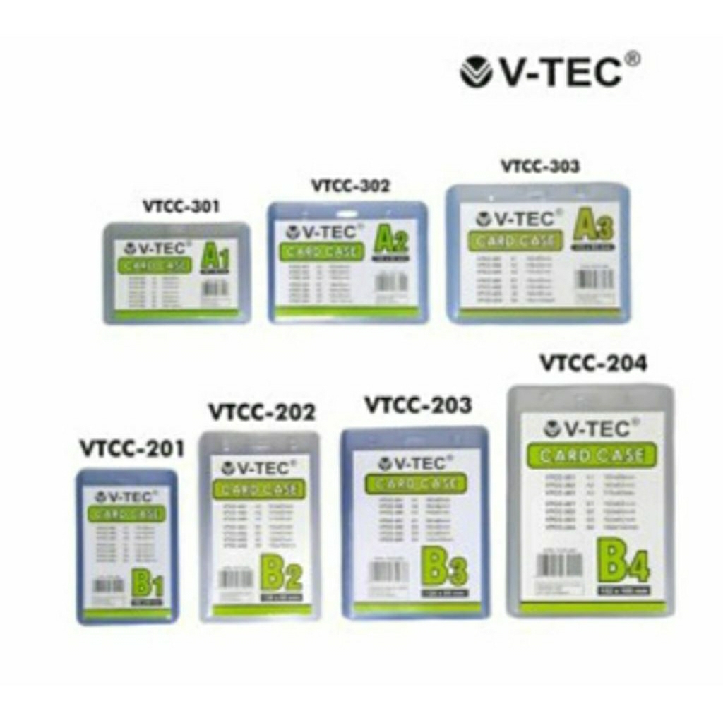 

Plastik ID Card V-tec/Plastik Name Tag A1.A2.A3/B1.B2.B3