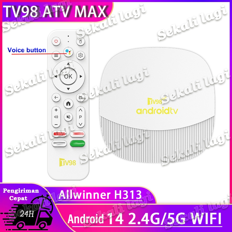 Android Tv Box Android 14 OS STB Ram 16gb Rom 256gb Wifi 5G/2.4G Smart Tv Box 8K Ultra HD