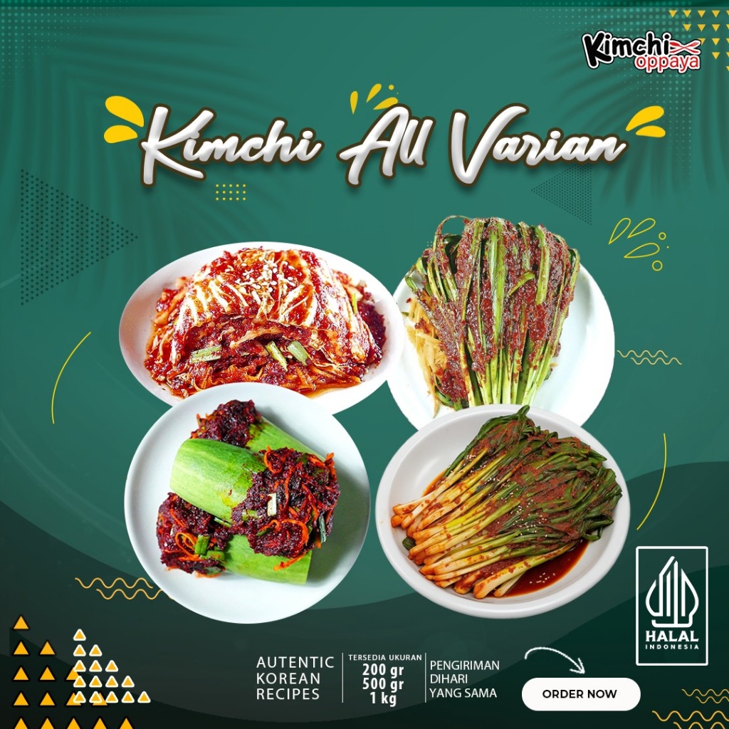 

Kimchi Oppaya - Kimchi Fresh 1Kg Makanan Korea Halal Kimchi Authentic Asinan Korea All Varian Kimchi