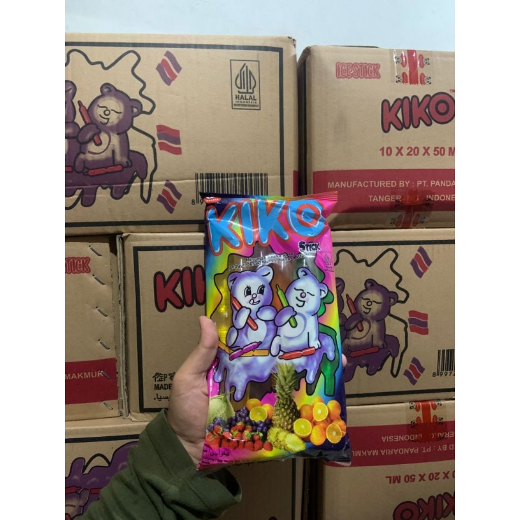 

Kiko Ice Stick Minuman Rasa Buah 50ml 1 DUS ISI 200 PCS