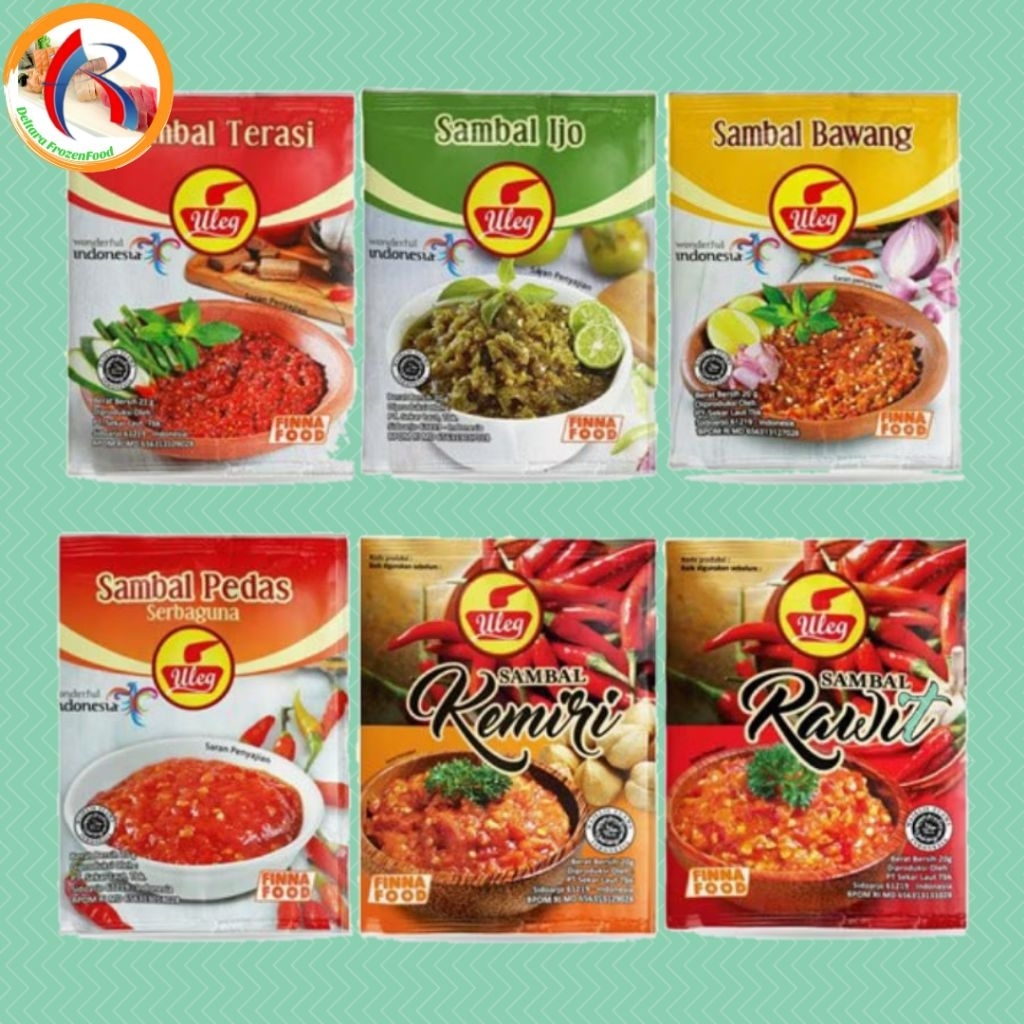 

Finna Sambal Uleg || Jual Sambal Uleg perSaset @22gr