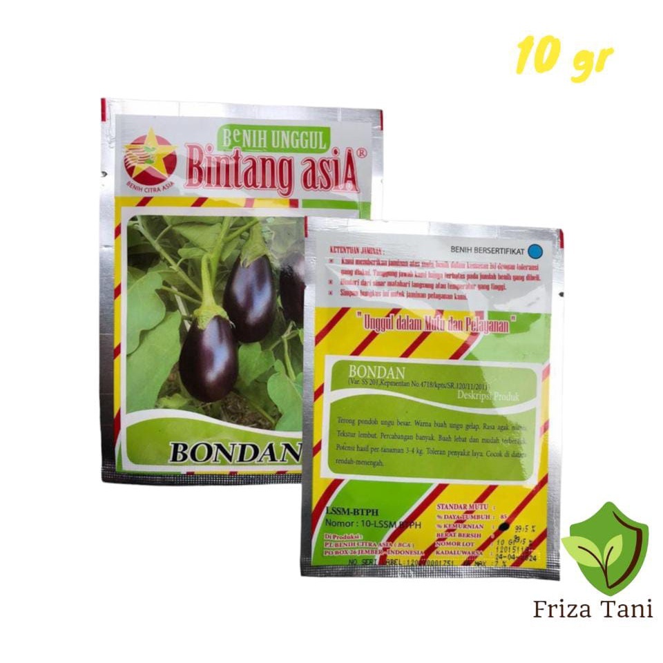 

Bondan 10gr Benih Terong Ungu Besar Bintang Asia