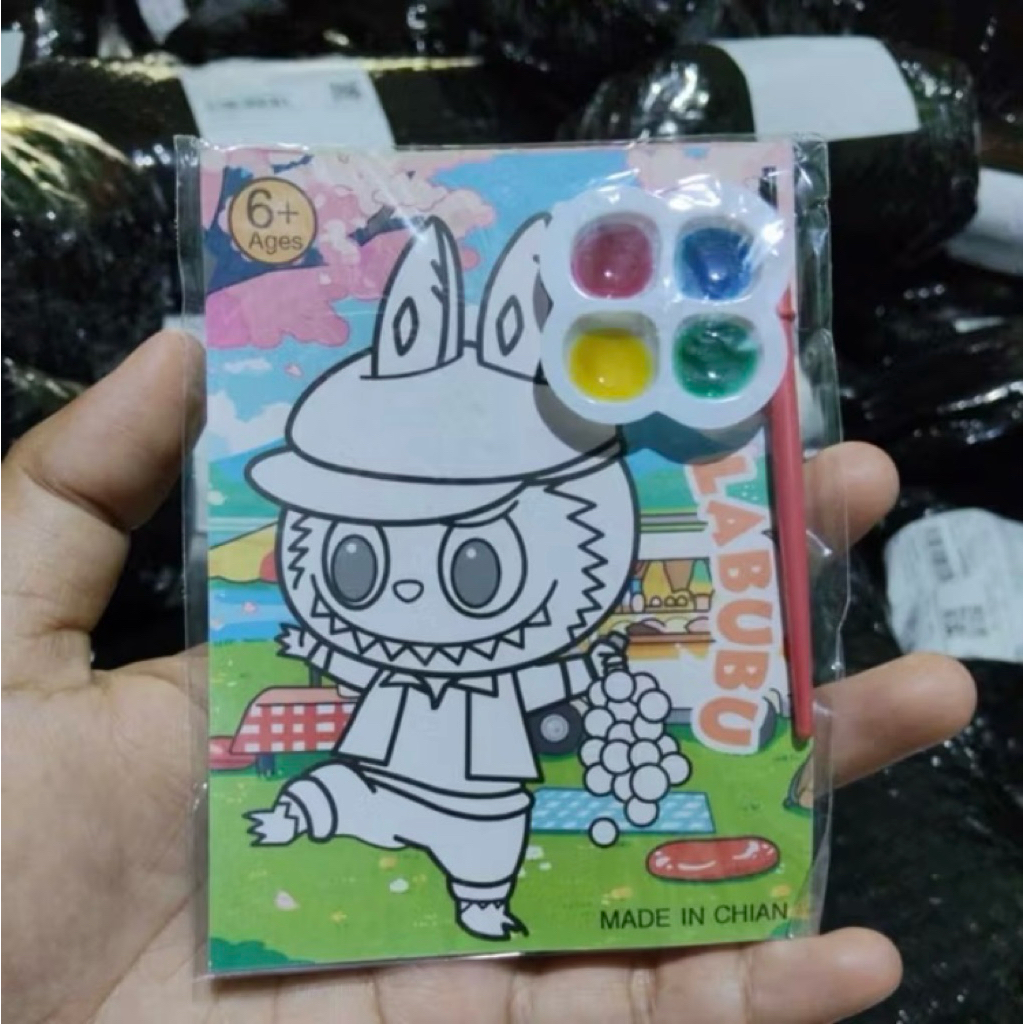 

Mainan Lukis Anak Karakter Lucu + Cat Air Mini