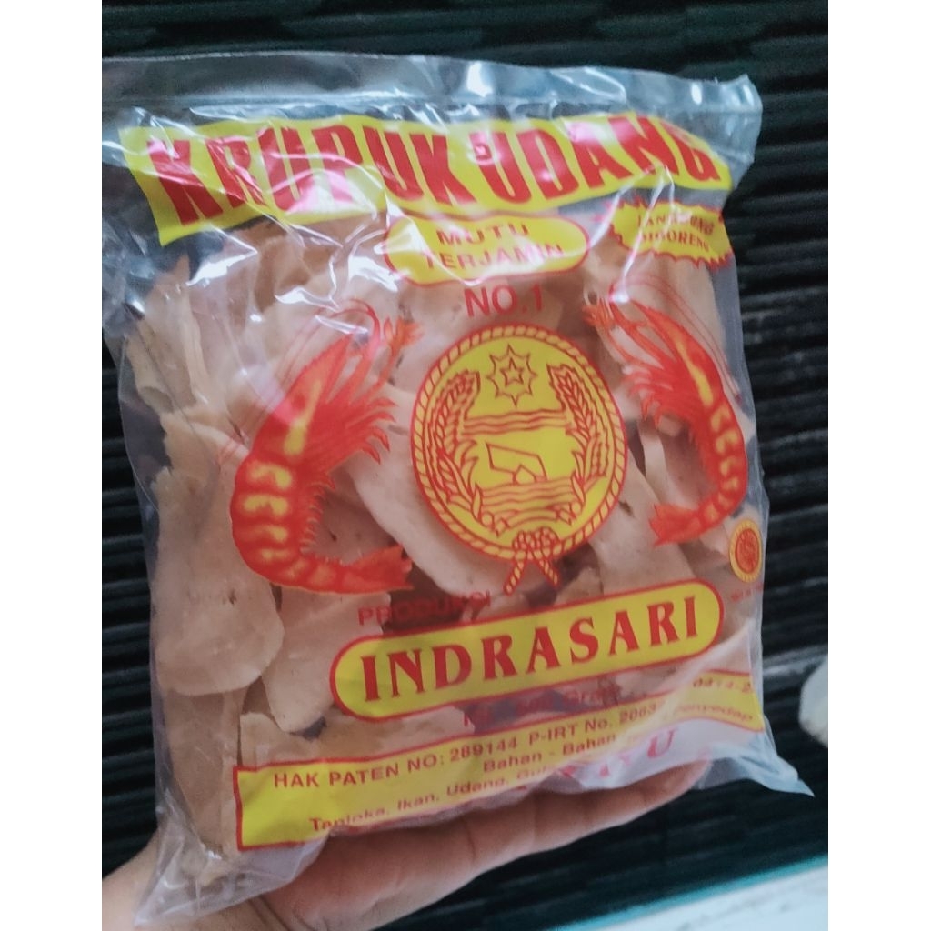 

Kerupuk udang sirihan indrasari