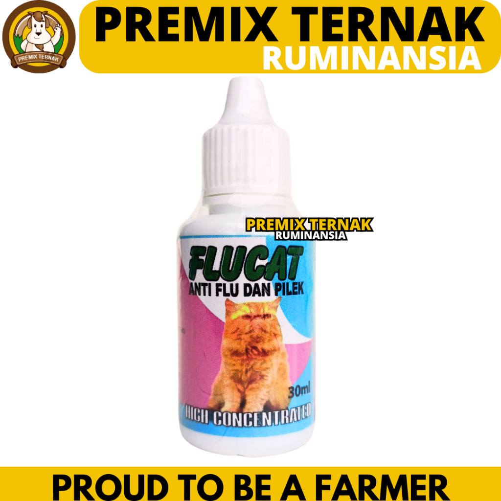 FLU CAT 30 ml - Obat Batuk Pilek untuk Kucing - Anti Flu dan Pilek Kucing
