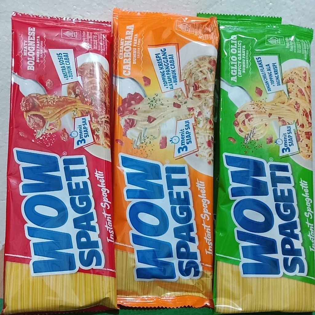 

WOW SPAGETI DARI MAYORA 1/2DUS (20PC)