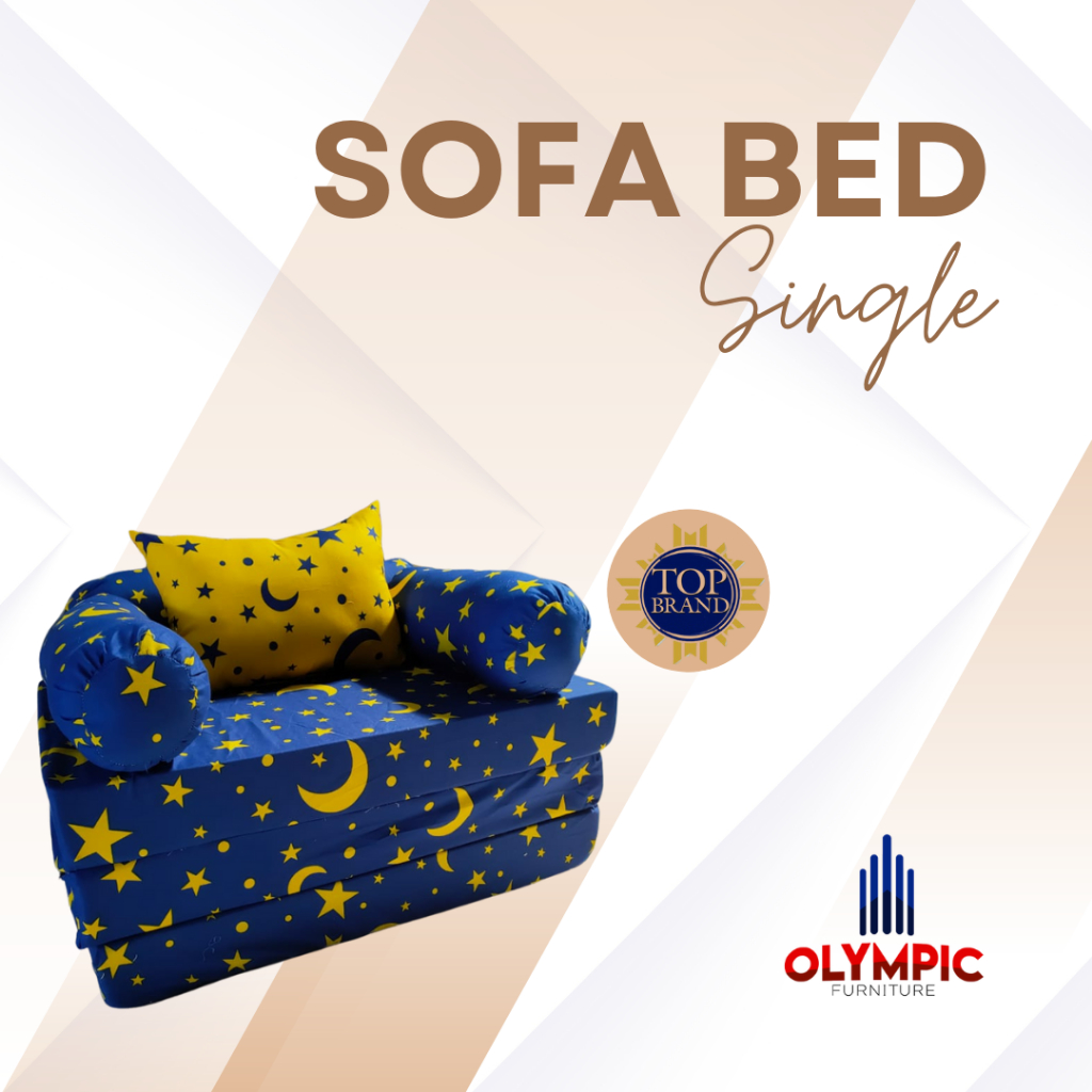 Kasur Busa Single Sofabed Minimalis Sofa Anak Kursi Lipat Mini Sofa Bed Single Ruang Tamu Modern