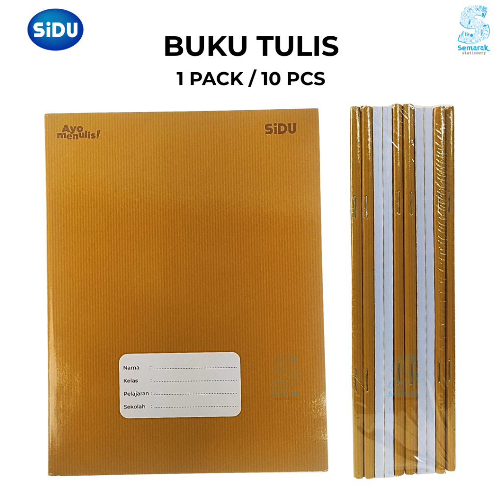 

Sinar Dunia SiDu Buku Tulis 60 Lembar [1 Pack/10 Pcs]