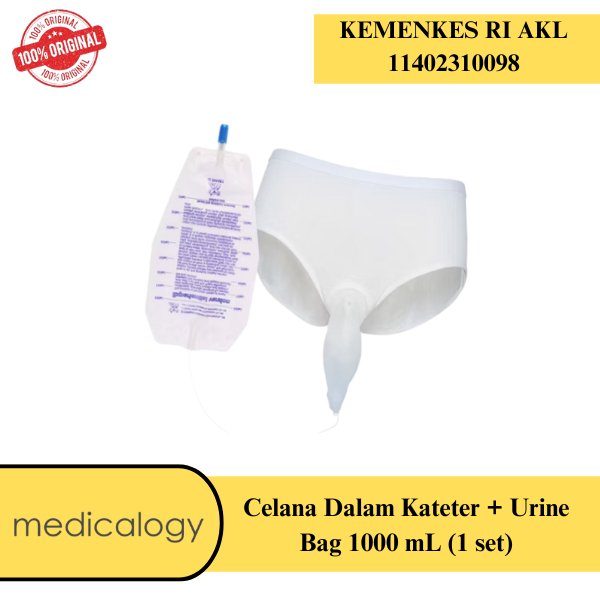 Celana Dalam Kateter + Urine Bag 1000 mL (1 set