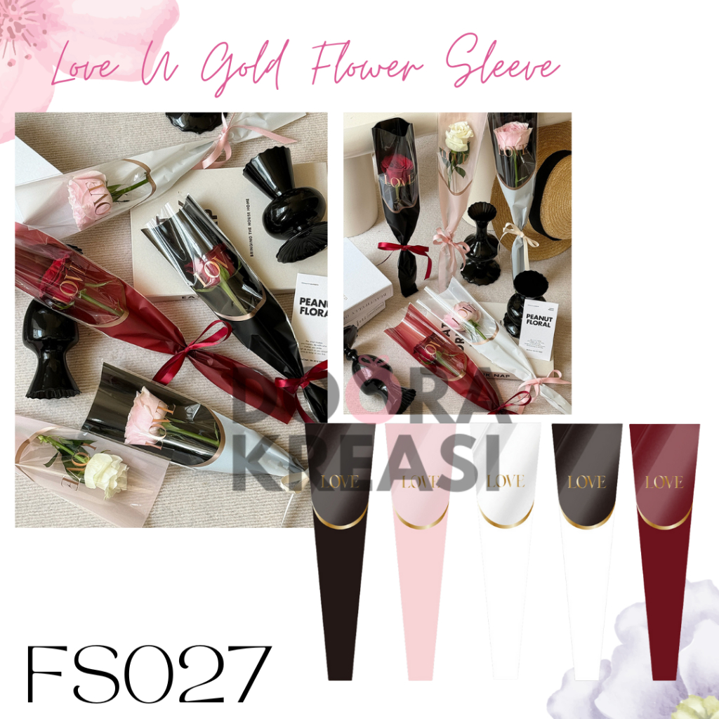 

Flower Sleeve Love U Gold [30lembar]