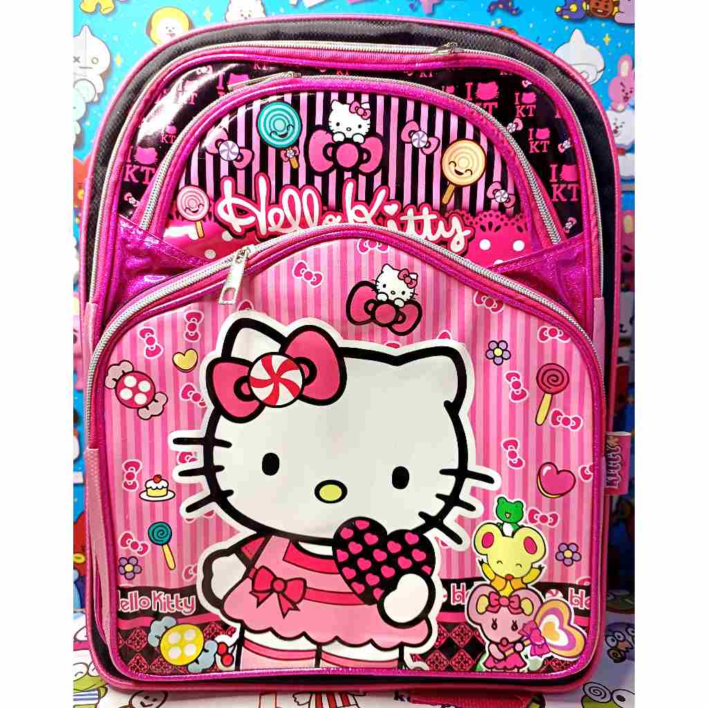 Tas Ransel Anak SD Karakter Hello Kitty, Avenger, Cars, Sofia, Little Pony