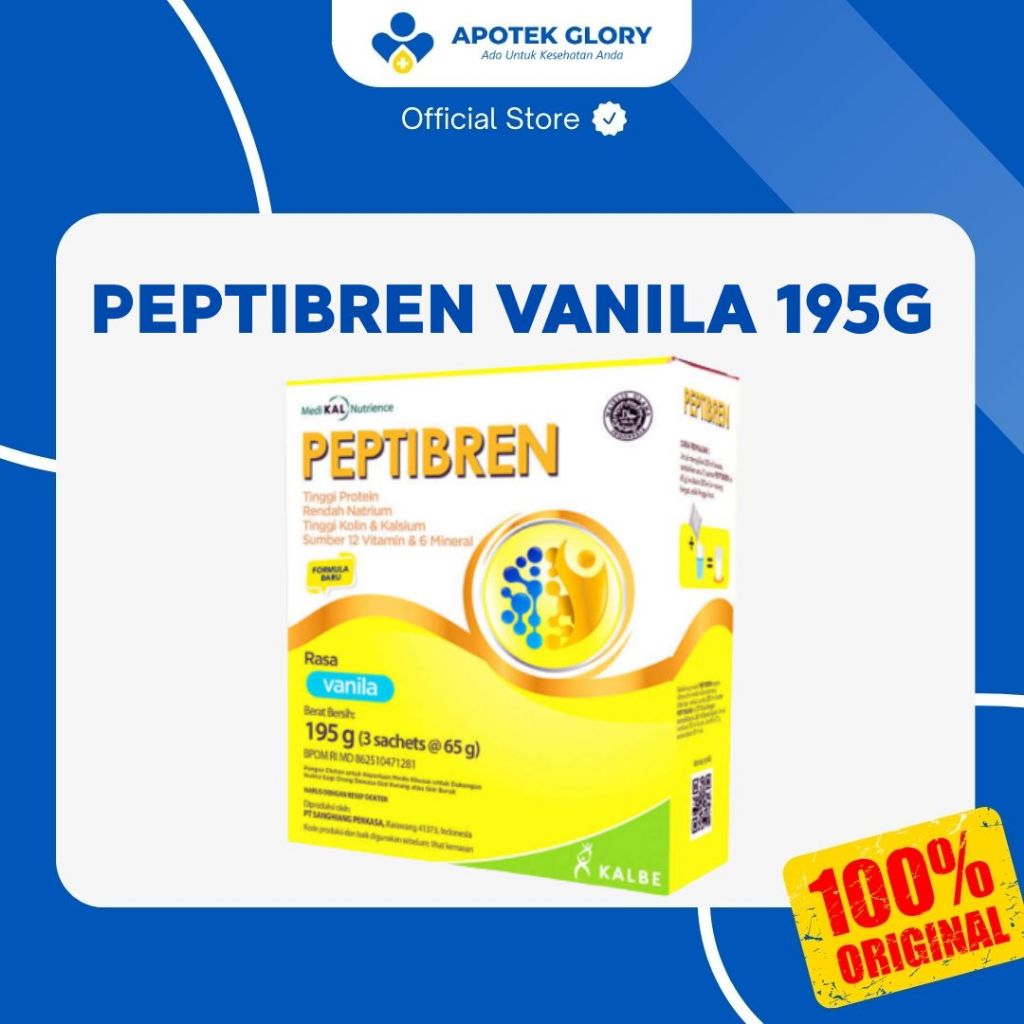 

PEPTIBREN VALINE 195GRAM NUTRISI SUSU PASIEN PASCA STROKE DAN PIKUN RENDAH KEMAK