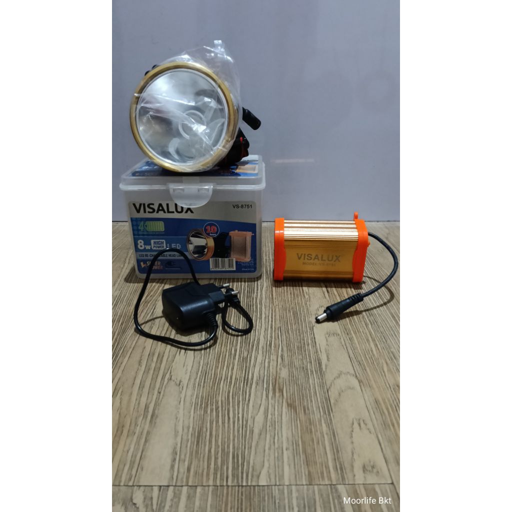Head Lamp Visalux VS-8751 (baru) 85.000(Sisa 2 unit)