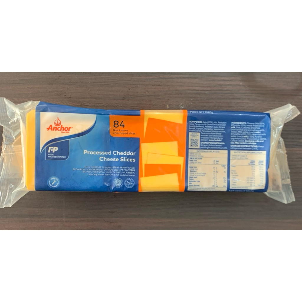 

Anchor Cheese 84 Slice 1040gr (INSTAN)