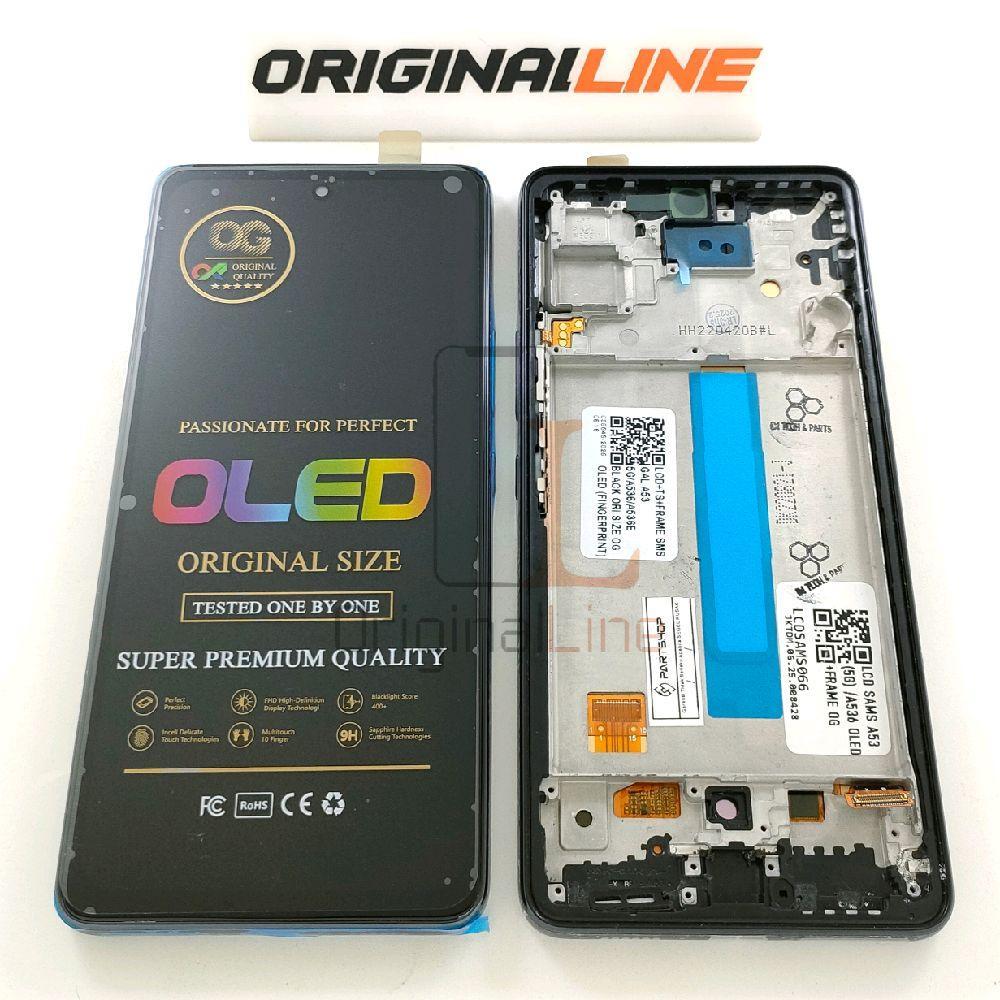 LCD + FRAME S4MSUNG A53 5G / A536 OLED FINGERPRINT BERFUNGSI