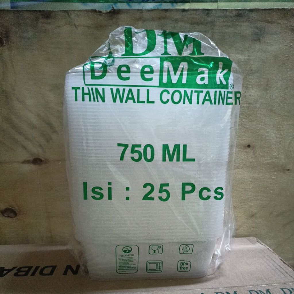 Thin wall container 750ml DM