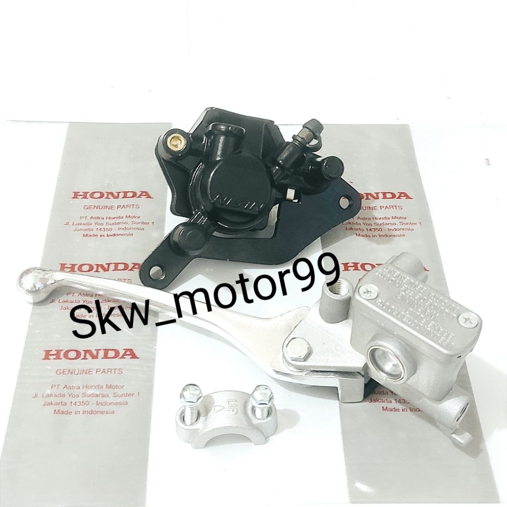 Kaliper+Master Rem Set Depan Honda Blade, Revo absolute, Supra X 125 Fi