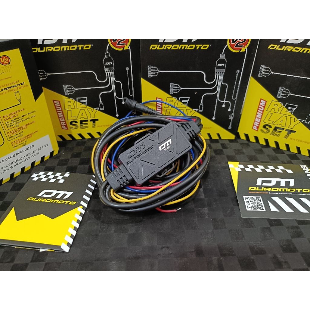 RELAY SET LAMPU TEMBAK PREMIUM DUROMOTO RELAY ORIGINAL DUROMOTO
