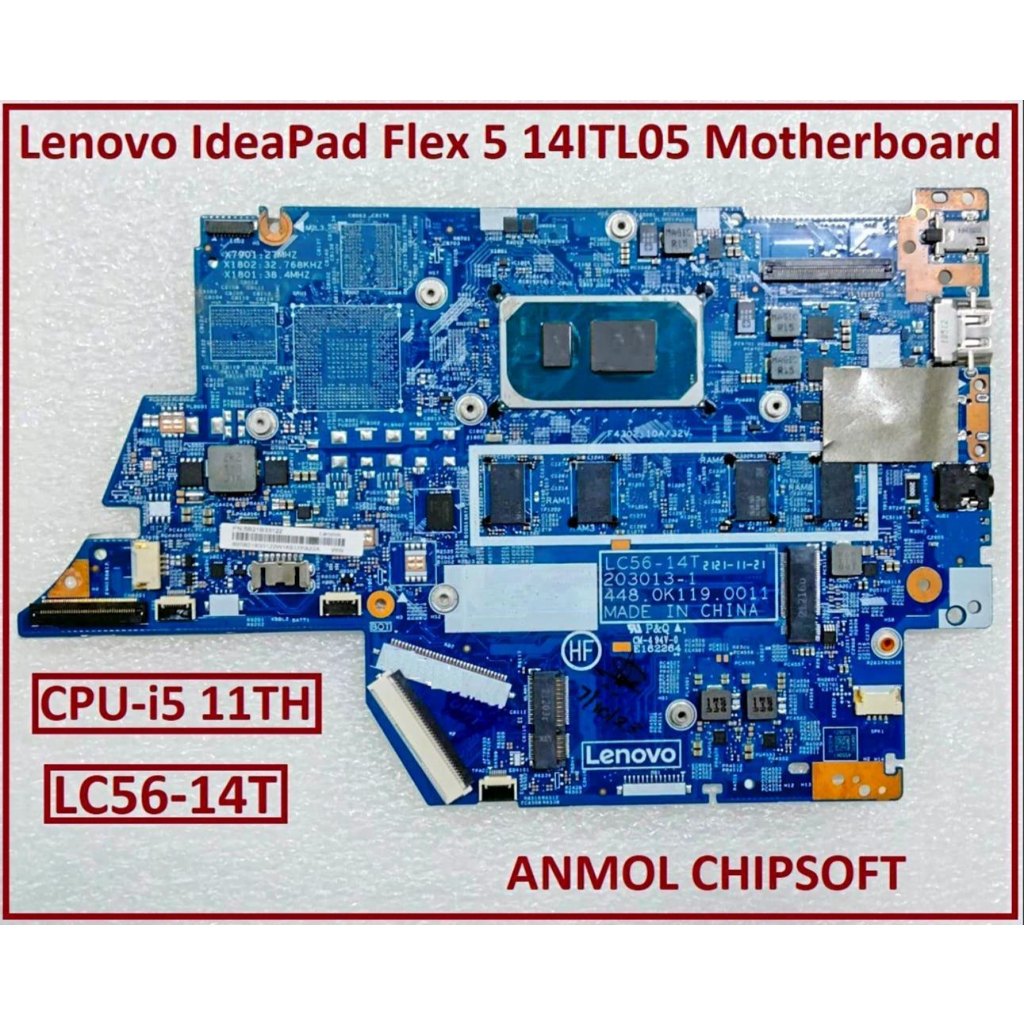 MOTHERBOARD LENOVO FLEX 5-14ITL05 INTEL GEN 11 mainbaord lenovo ideapad flex 5-14itl05 lc56