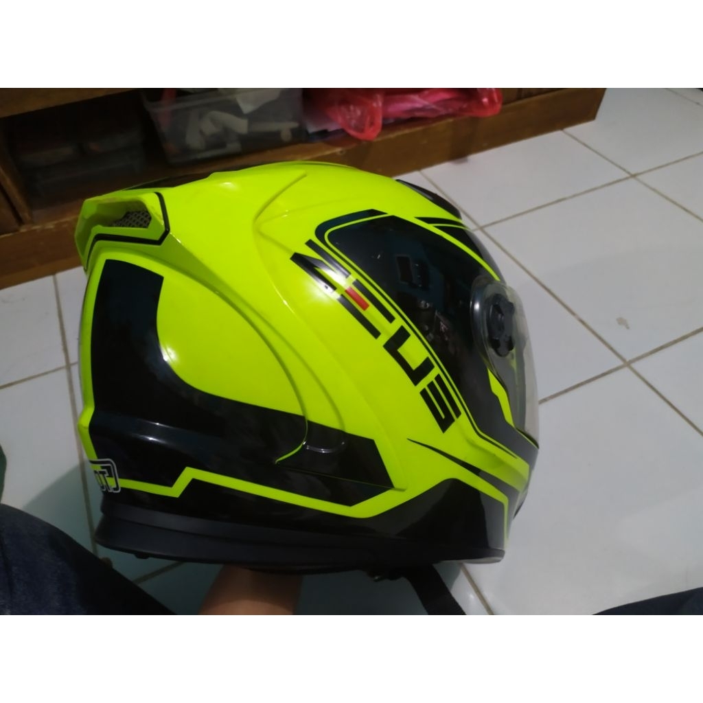 HELM ZEUS 813 - YELLOW ORIGINAL ( SECOND )