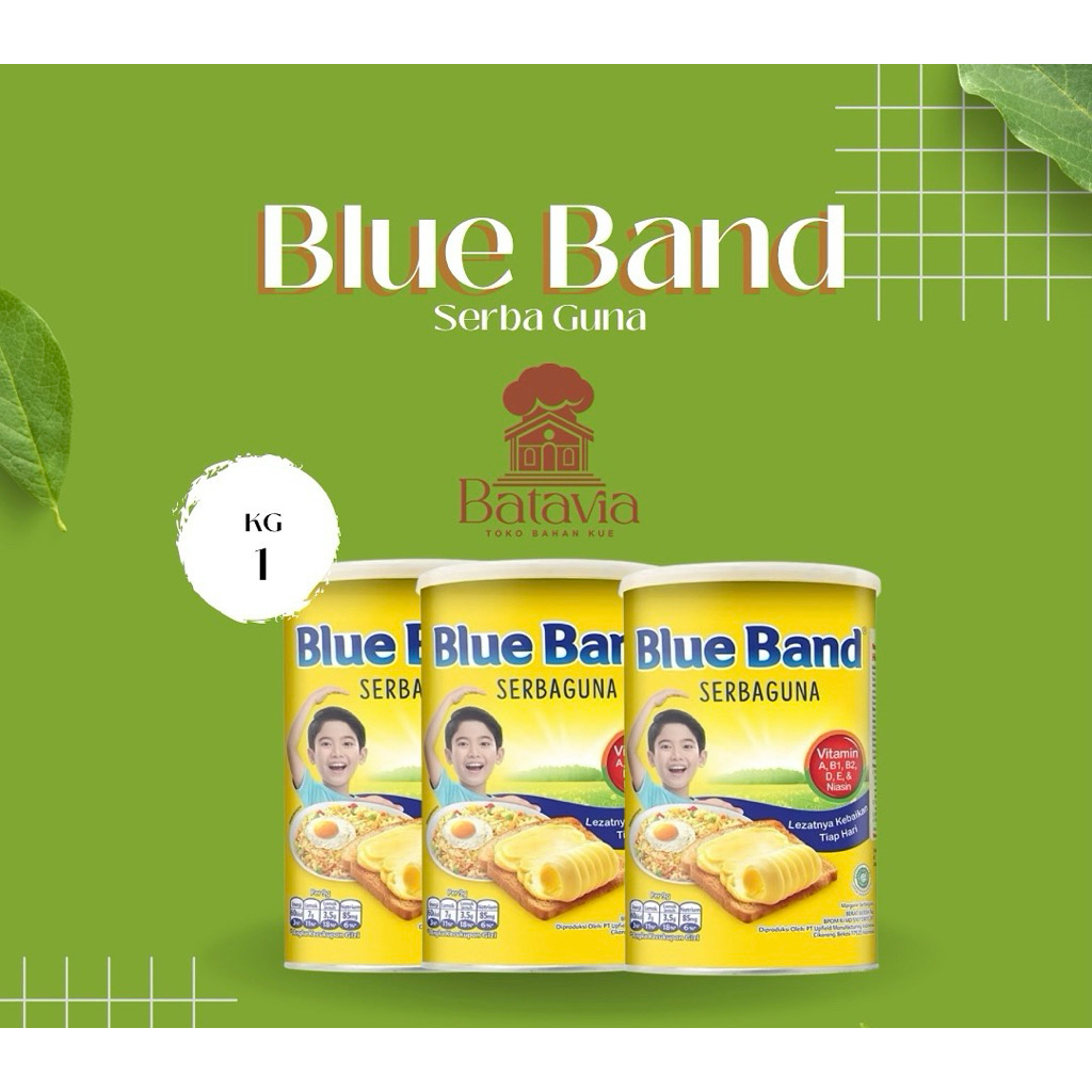 

Blue Band Baking Cake & Cookie 1kg | Blue Band Balking cake & Cookie