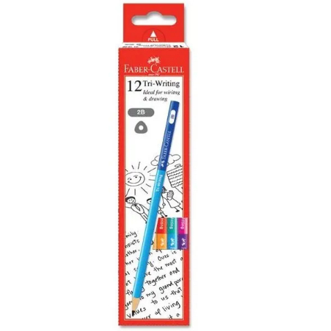 

TBMO PACK PENCIL 2B TRI-WRITING FABER-CASTEL 311808 @12 (24)