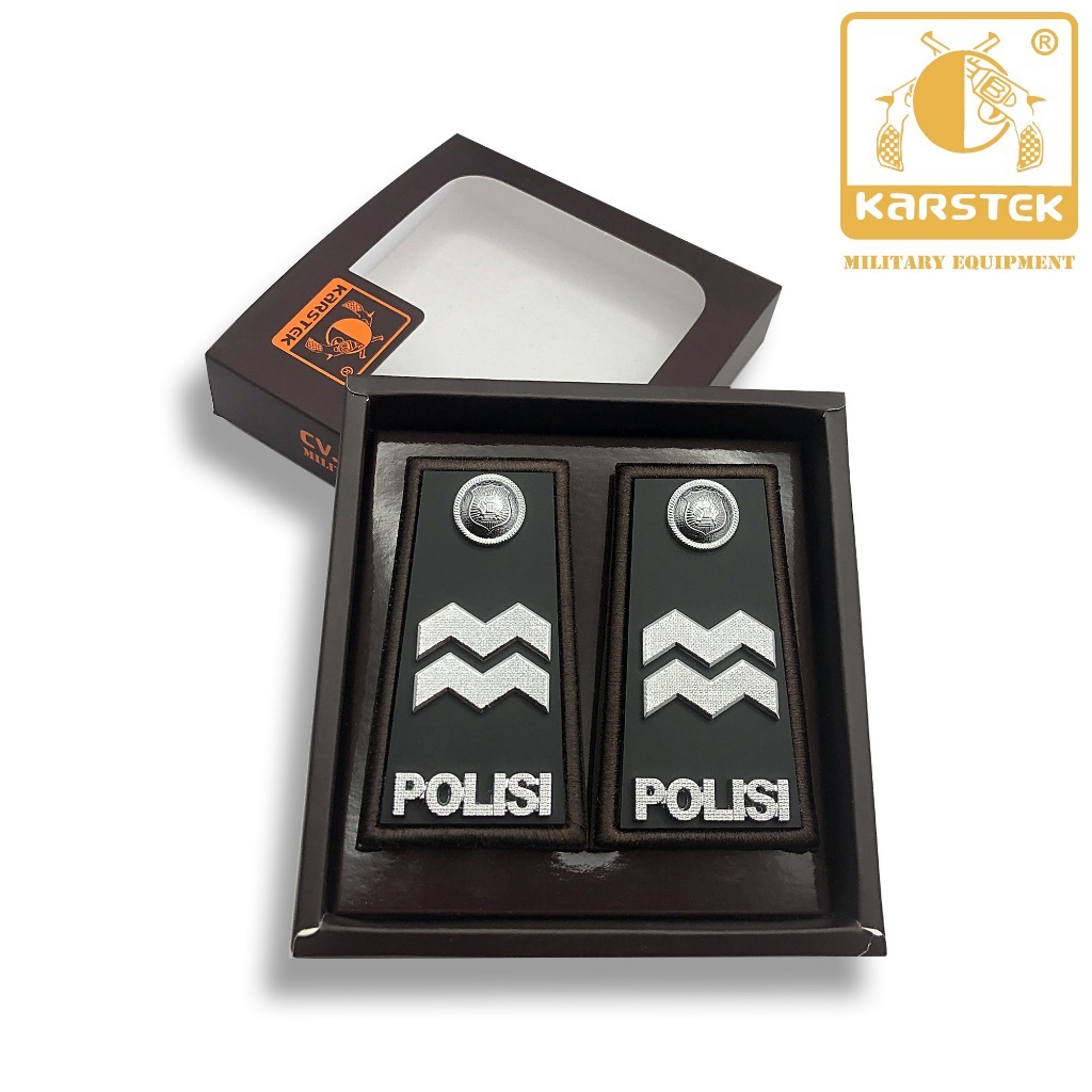 KARSTEK PANGKAT AIPTU KAIN AKRILIK ORIGINAL KARSTEK /ATRIBUT POLISI