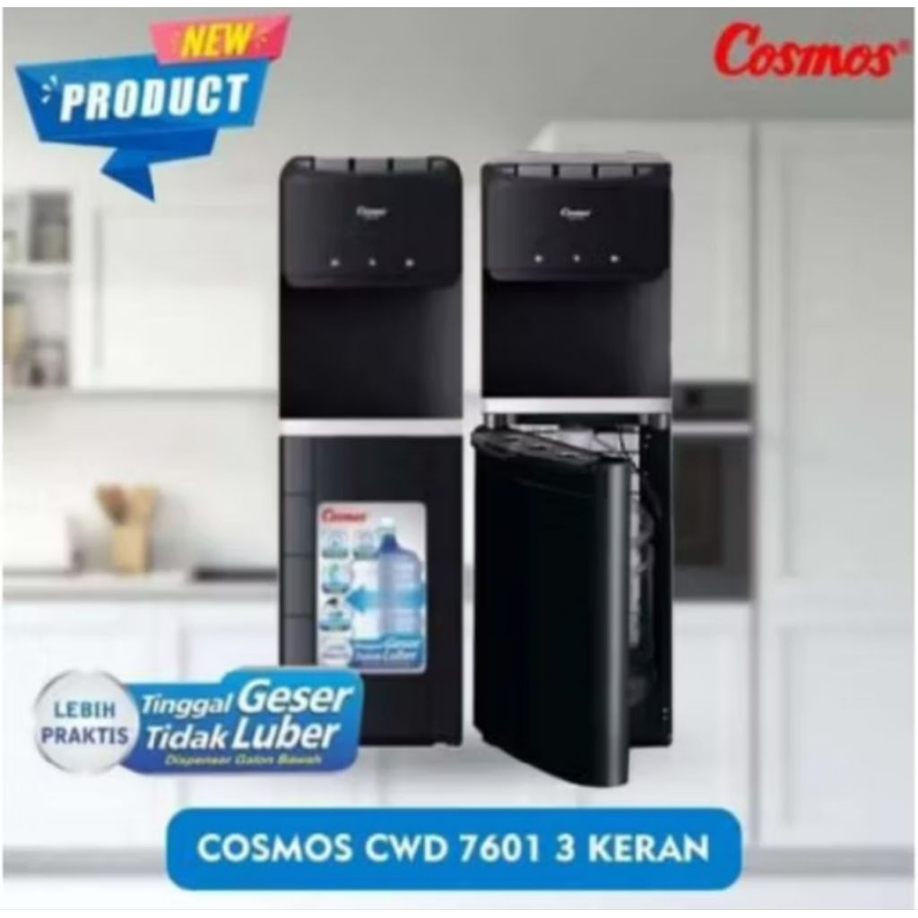 COSMOS CWD 7601 DISPENSER GALON BAWAH 3 KERAN