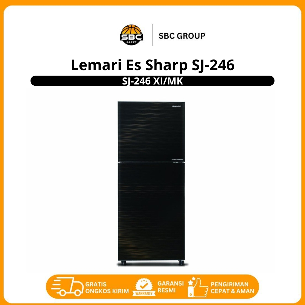 KULKAS SHARP 2 PINTU / Kulkas Sharp 2 Pintu SJ 246 XG/SJ 246 XI