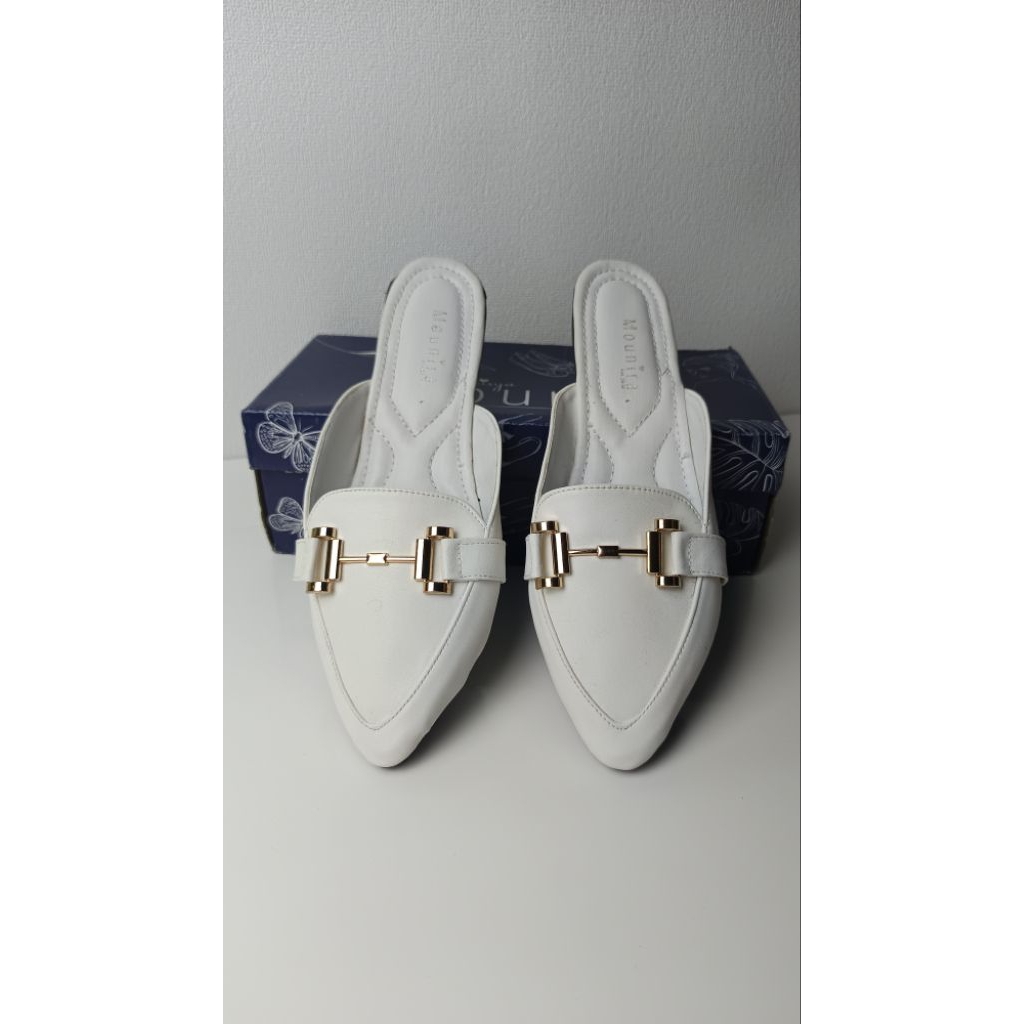 Inara flat shoes mounira putih